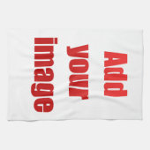 あなた自身の台所タオルを作成して下さい キッチンタオル (横)