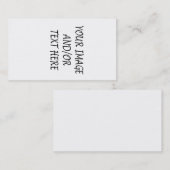 あなた自身の名刺の垂直を作成して下さい 名刺 (正面/裏面)