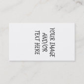 あなた自身の名刺の垂直を作成して下さい 名刺 (正面)