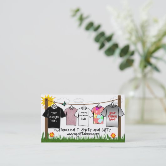 あなた自身の名刺をカスタマイズ 名刺 (スタンド正面)