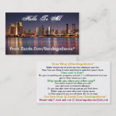 あなた自身の名刺を作って下さい 名刺 (正面/裏面)