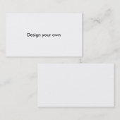 あなた自身の名刺を設計して下さい 名刺 (正面/裏面)