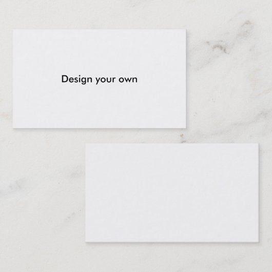 あなた自身の名刺を設計して下さい 名刺 (正面/裏面)