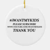 あなた自身の名前入りな陶磁器のオーナメントを作成して下さい セラミックオーナメント (裏面)