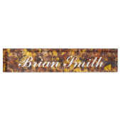 あなた自身の名札を作成して下さい デスクネームプレート (正面)