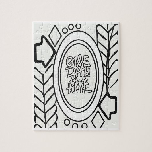 あなた自身の大人の着色を10代の着色して下さい ジグソーパズル (縦)