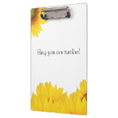 あなた自身の太陽のひまわりの花を持って クリップボード (左)