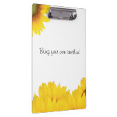 あなた自身の太陽のひまわりの花を持って クリップボード (右)