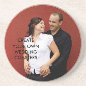 あなた自身の婚約の写真のコースターを作成して下さい コースター (正面)