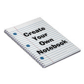 あなた自身の学校紙のかわいいノートを作成して下さい ノートブック (右側)