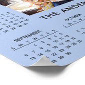 あなた自身の家族の写真 2026 カレンダー |  ポスター (角)