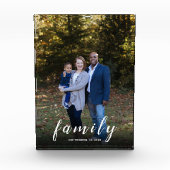 あなた自身の家族写真および原稿を作成して下さい フォトブロック (正面)