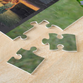 あなた自身の家族写真のコラージュのパズルを作成して下さい ジグソーパズル (側面)