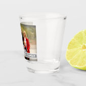 あなた自身の家族写真のモノグラムを作成して下さい ショットグラス (右)