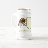 あなた自身の家紋の飲み物用品を作って下さい ビールジョッキ (正面左)