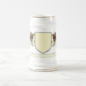 あなた自身の家紋の飲み物用品を作って下さい ビールジョッキ (中央)