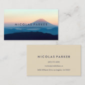 あなた自身の富士山を作成して下さい 名刺 (正面/裏面)