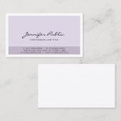 あなた自身の専門のエレガントでシンプルなモダンを作成して下さい 名刺 (正面/裏面)