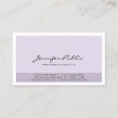 あなた自身の専門のエレガントでシンプルなモダンを作成して下さい 名刺 (正面)