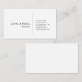 あなた自身の専門のエレガントなモダンを作成して下さい 名刺 (正面/裏面)