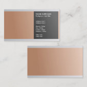 あなた自身の専門のエレガントな贅沢を作成して下さい 名刺 (正面/裏面)