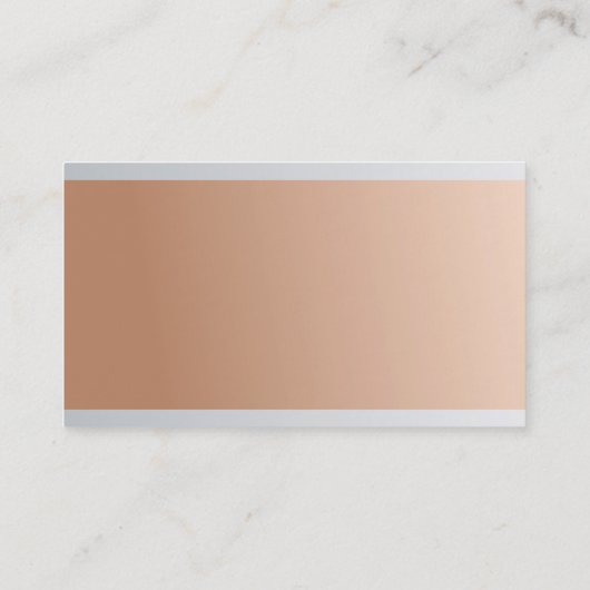 あなた自身の専門のエレガントな贅沢を作成して下さい 名刺 (裏面)