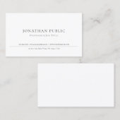 あなた自身の専門のクラシックなエレガントきれいになります作成して下さい 名刺 (正面/裏面)