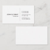 あなた自身の専門のスタイリッシュできれいなモダンを作成して下さい 名刺 (正面/裏面)