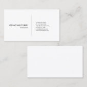 あなた自身の専門のモダンでシンプルなエレガント作成して下さい 名刺 (正面/裏面)