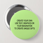 あなた自身の巨大なボタンのバッジを作成して下さい 缶バッジ (正面&裏面)