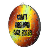 あなた自身の投げ矢板を作成して下さい ダーツボード (正面右)