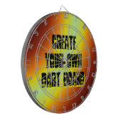 あなた自身の投げ矢板を作成して下さい ダーツボード (正面左)