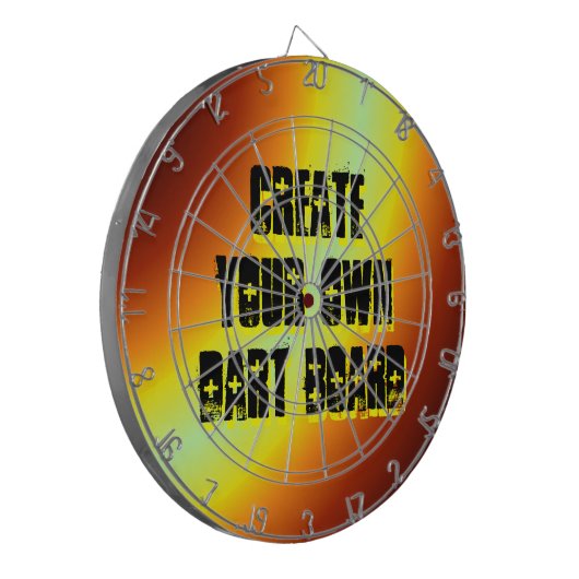 あなた自身の投げ矢板を作成して下さい ダーツボード (正面左)