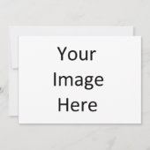 あなた自身の招待を作成して下さい 招待状 (正面)