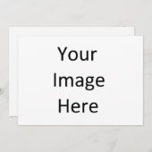 あなた自身の招待を作成して下さい 招待状 (正面/裏面)