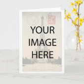 あなた自身の挨拶状を作成して下さい カード (黄色い花)