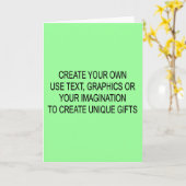 あなた自身の挨拶状を作成して下さい カード (黄色い花)