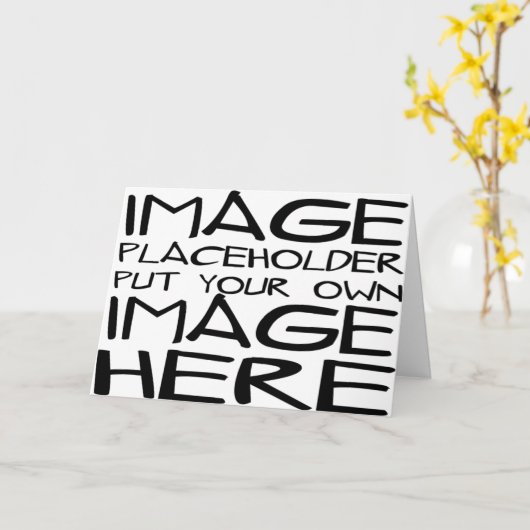 あなた自身の挨拶状を設計して下さい カード (黄色い花)