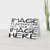 あなた自身の挨拶状を設計して下さい カード (正面)