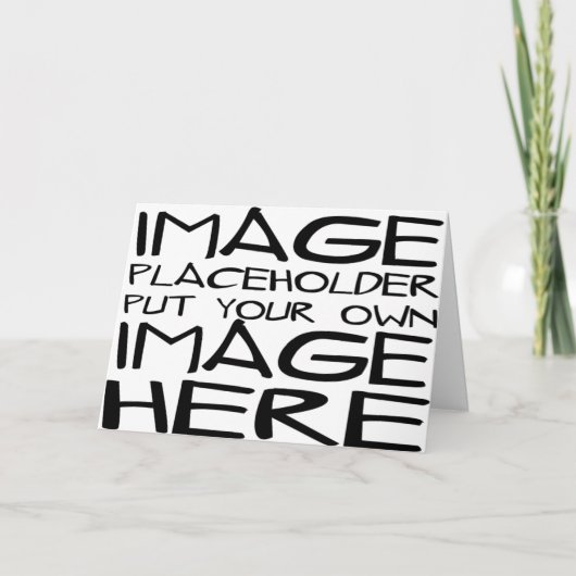 あなた自身の挨拶状を設計して下さい カード (正面)