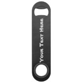 あなた自身の文字が付いている黒板の栓抜き スピード栓抜き (正面)