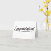 あなた自身の文字のお祝いを加えて下さい カード (黄色い花)