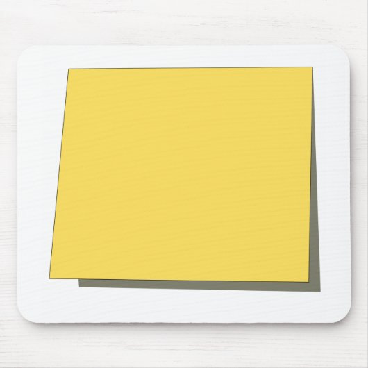 あなた自身の文字を加えて下さい! マウスパッド (正面)