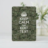 あなた自身の文字デジタル迷彩柄ウッドランド保コール (スタンド正面)