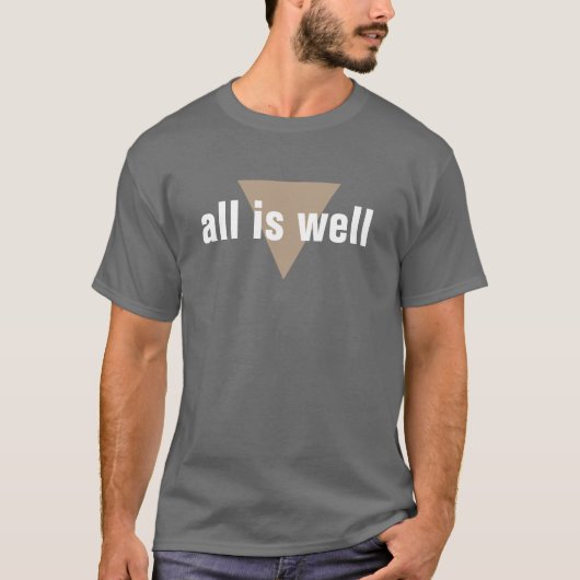 あなた自身の文字、ことわざとウィズダム Tシャツ (正面)