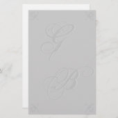 あなた自身の文房具を作成して下さい 便箋 (正面/裏面)