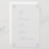 あなた自身の文房具を作成して下さい 便箋 (正面/裏面)