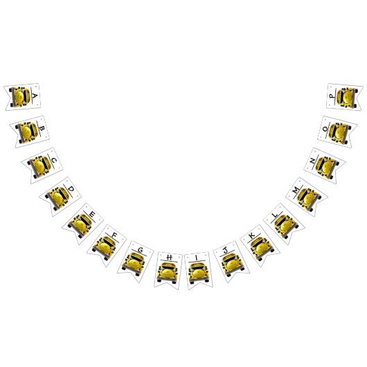 あなた自身の新学期の旗を作成して下さい バンティングフラッグ (全)