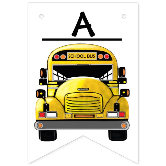 あなた自身の新学期の旗を作成して下さい バンティングフラッグ (第1の旗)