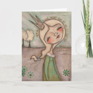 あなた自身の方法-挨拶状--は歩きます カード